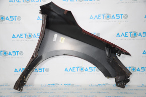 Front left wing Nissan Pathfinder 13-20 red NAH, Taiwan, creased, dented