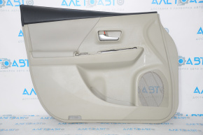 Door trim card front left Toyota Prius V 12-17 leather, beige