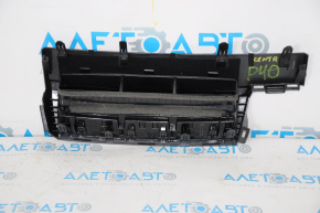 Air duct deflector central Toyota Prius V 12-17 black