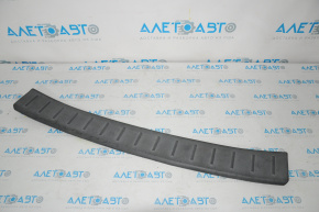 Rear bumper trim Toyota Prius V 12-17 structure, worn