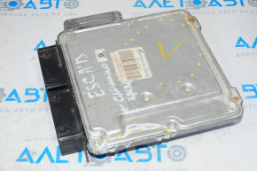 Block ECU engine computer Ford Escape MK3 13-16 1.6T 2.0T broken fastener, dent