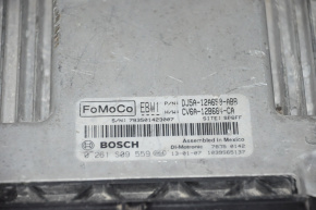 Block ECU engine computer Ford Escape MK3 13-16 1.6T 2.0T broken fastener, dent