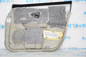 Door trim card front left Ford Explorer 11-12 pre-rest leather gray, creases at the bottom