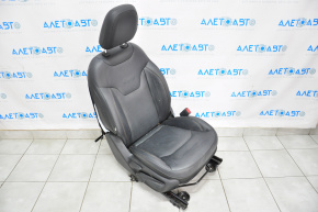 Passenger seat Jeep Compass 17-20 without airbag, mechanical, leather black