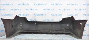Bare rear bumper Lexus ES300h 13-15 for parking sensors, red, small bumps