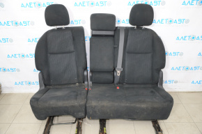 Rear row of seats 2nd row Nissan Pathfinder 13-16 black velour, dry-cleanable