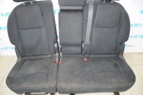 Rear row of seats 2nd row Nissan Pathfinder 13-16 black velour, dry-cleanable