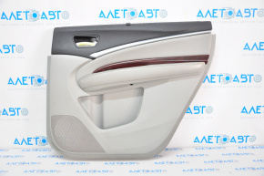 Door trim card rear right Acura MDX 14-16 gray