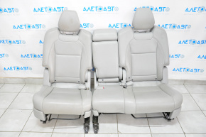 Rear row of seats 2 row Acura MDX 14-16 leather gray