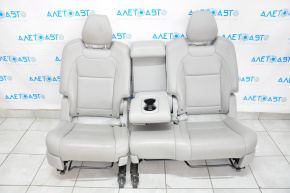 Rear row of seats 2 row Acura MDX 14-16 leather gray