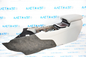 Console central armrest Acura MDX 14-16 prerest leather gray