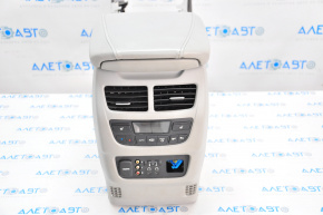 Console central armrest Acura MDX 14-16 prerest leather gray