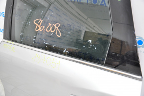 Molding door-glass central rear left Acura MDX 14-20 chrome