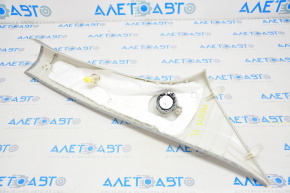 Front pillar trim upper left Acura MDX 14-20 gray, under tweeter