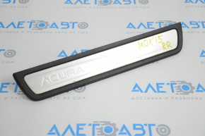 Door sill trim rear right outer Acura MDX 14-20 chrome