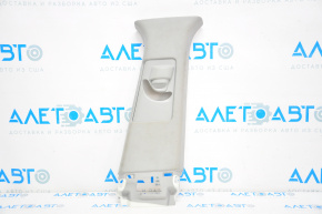 Center pillar trim upper belt right Acura MDX 14-20 gray