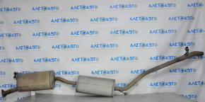 Exhaust line Acura MDX 14-15 pre-rest is dented