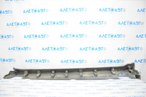 Right threshold Acura MDX 14-16 pre-restoration broken fasteners, tear