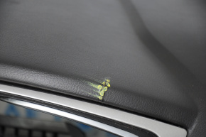 Torpedo front panel without AIRBAG Ford Fusion mk5 13-20 black, gray inserts, broken frame, crack