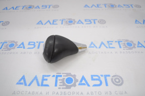 Gear knob Lexus ES300h ES350 13-15 black leather with chrome, worn