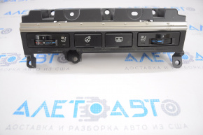 Heating and ventilation control panel Lexus ES300h ES350 13-18 under the curtain, under the steering wheel heating