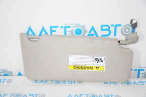 Left sun visor for Honda Accord 18-22, Platinum Gray, without hook
