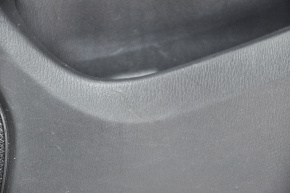 Door trim card front right Infiniti JX35 QX60 13-15 leather black, scratches