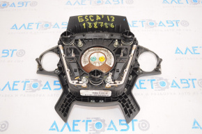 Airbag in steering wheel driver Ford Escape MK3 13-15 prerest, black, chrome defect, rust pyropatr