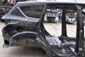 Quarter wing rear right Ford Escape MK3 13-19 black, pokes