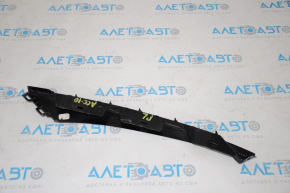 Front bumper trim under headlight, left, Honda Accord 18-20, gloss black