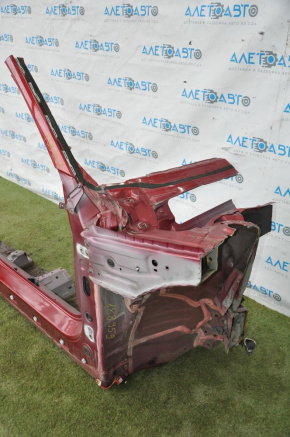 Front right quarter Honda Accord 18-22 red, with central pillar, without side member and pistol