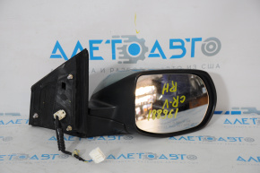 Side mirror right assembly Honda CRV 12-14 prerest 3 pins green