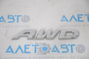 Emblem inscription AWD tailgate Honda CRV 12-16