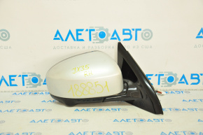 Right side mirror complete Infiniti JX35 QX60 13-15 prerest 16 pins, camera, heating, silver