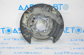 Rear left brake disc cover Infiniti JX35 QX60 13-20 with parking brake mechanism