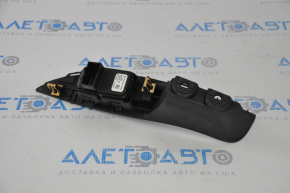 Rear right window lift control for Chevrolet Volt 16-19, black, with black matte trim