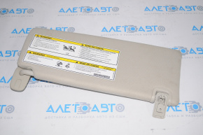 Left visor Jeep Cherokee KL 14-18 gray