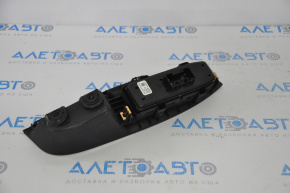 Front left window lift control Chevrolet Volt 16-19 black, with black matte trim