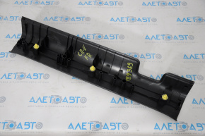 Door sill trim inner front right Honda CRV 12-14 black, scratches