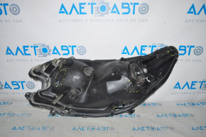 Headlight front right bare Honda CRV 12-14 prerest, broken housing, scratches on glass