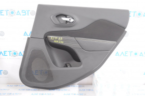 Door trim card rear right Jeep Cherokee KL 14-18 black, velour, scratches