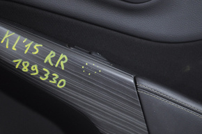 Door trim card rear right Jeep Cherokee KL 14-18 black, velour, scratches