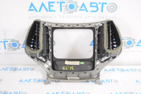 Frame for radio with air ducts Jeep Cherokee KL 14-18 for large display