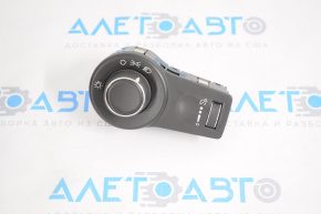 Light control Jeep Cherokee KL 14-23 black without fog lights