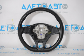 Naked steering wheel VW Jetta 19-23 leather black, without buttons and overlay