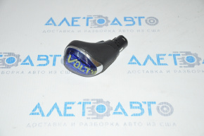 Chevrolet Volt 16 Gear Shift Knob - Leather, Black, Without Cover