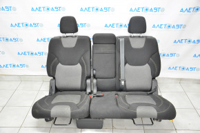 Rear row of seats 2nd row Jeep Cherokee KL 14-15 cloth black with gray inserts