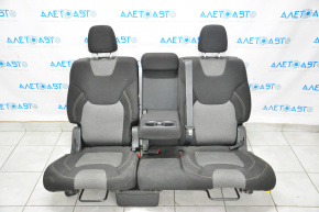 Rear row of seats 2nd row Jeep Cherokee KL 14-15 cloth black with gray inserts
