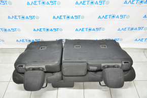Rear row of seats 2nd row Jeep Cherokee KL 14-15 cloth black with gray inserts