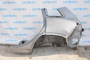 Quarter wing rear left Jeep Cherokee KL 14-23 silver, small bumps